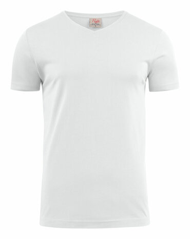 Printer Heavy T-shirt V-neck