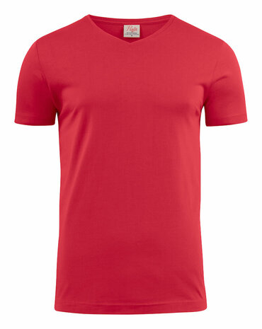 Printer Heavy T-shirt V-neck