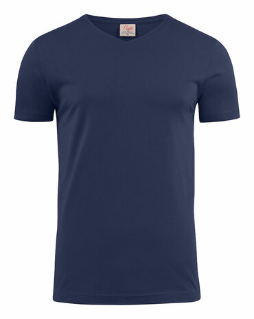 Printer Heavy T-shirt V-neck