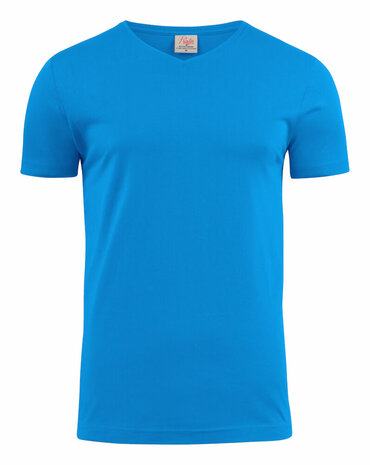 Printer Heavy T-shirt V-neck