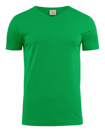 Printer Heavy T-shirt V-neck